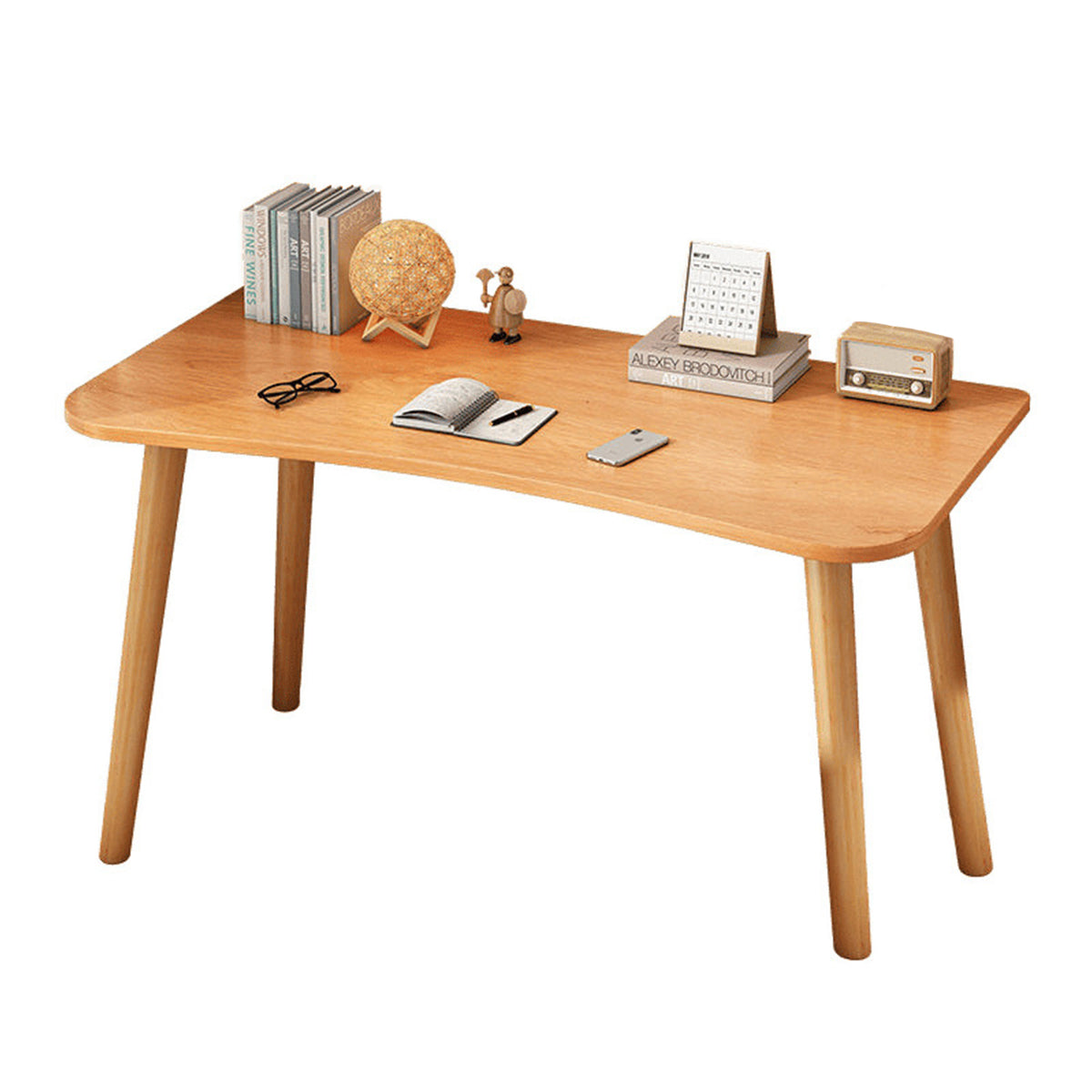 120cm Rectangular Writing Desk in White or Khaki
