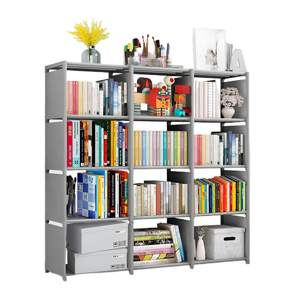 Steel Frame Modular Cube Bookcase