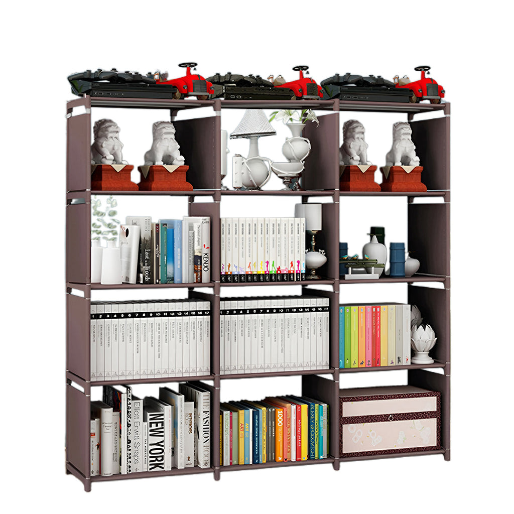 Steel Frame Modular Cube Bookcase