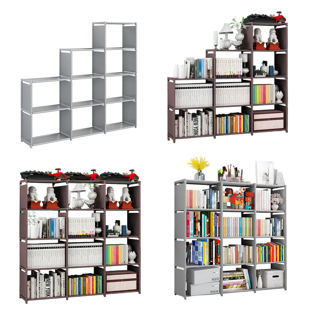 Steel Frame Modular Cube Bookcase