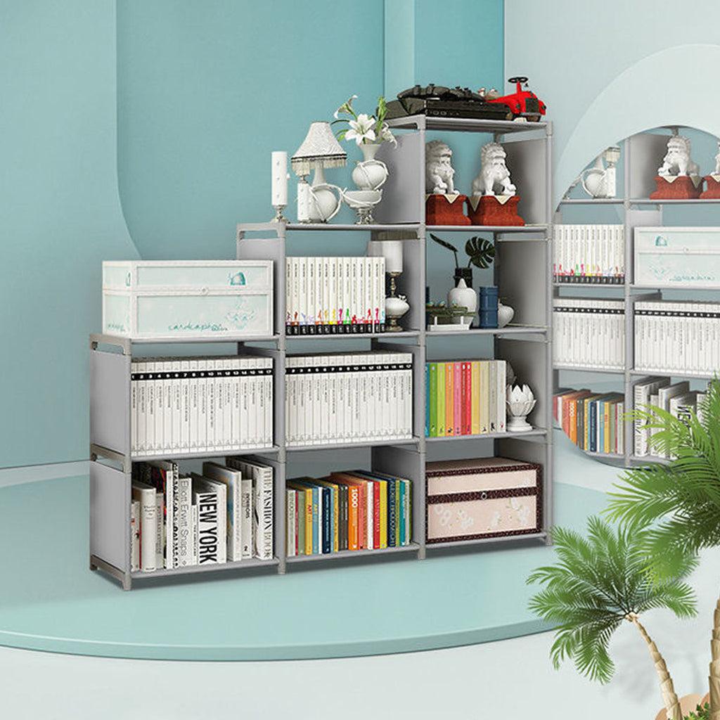Steel Frame Modular Cube Bookcase
