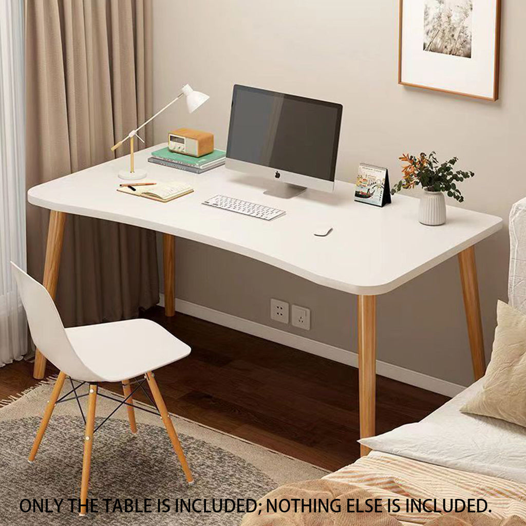 120cm Rectangular Writing Desk in White or Khaki