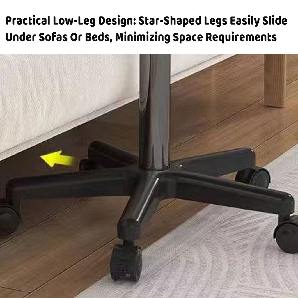Gas-Lift Sit-Stand Table Featuring Star Legs