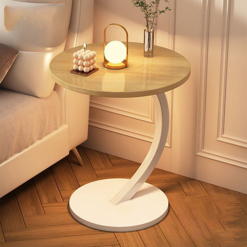 C-Shape Sofa Side Table Available in Six Colours