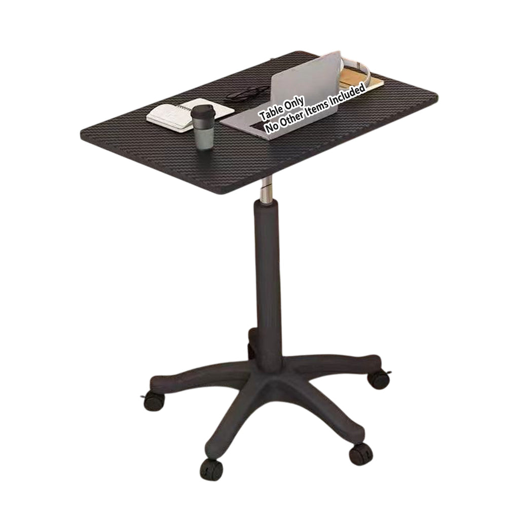 Gas-Lift Sit-Stand Table Featuring Star Legs