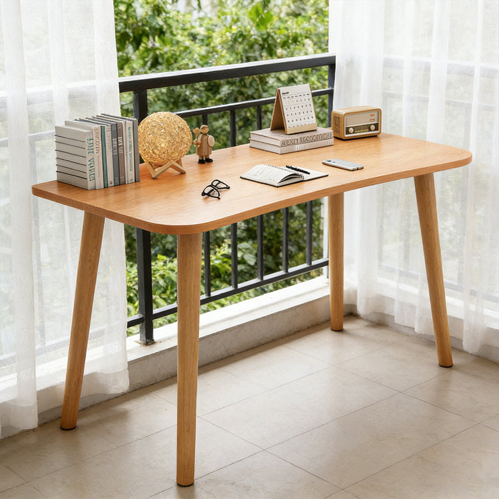 120cm Rectangular Writing Desk in White or Khaki