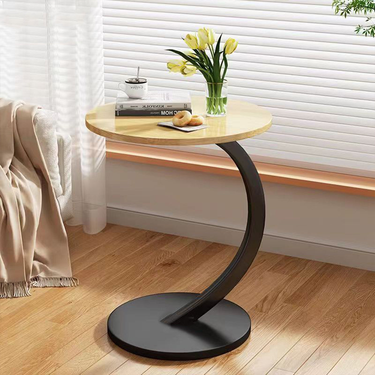 C-Shape Sofa Side Table Available in Six Colours