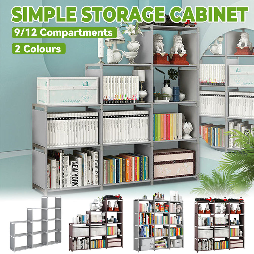 Steel Frame Modular Cube Bookcase