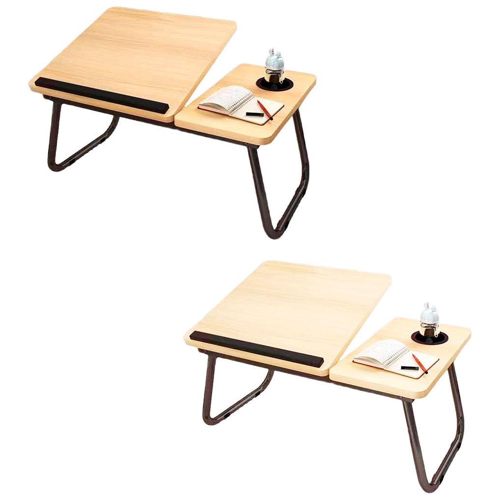 Adjustable Folding Lap Table with 5 Height Settings