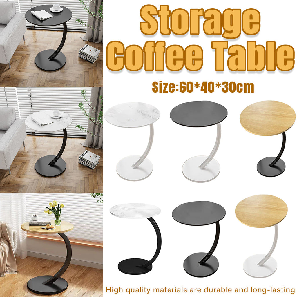 C-Shape Sofa Side Table Available in Six Colours