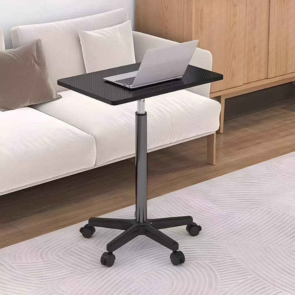 Gas-Lift Sit-Stand Table Featuring Star Legs
