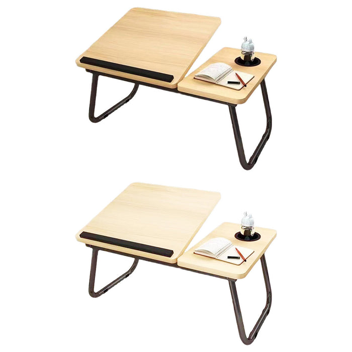 Adjustable Folding Lap Table with 5 Height Settings