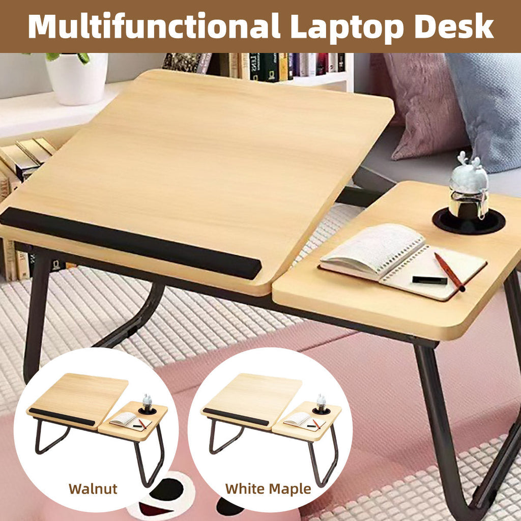 Adjustable Folding Lap Table with 5 Height Settings