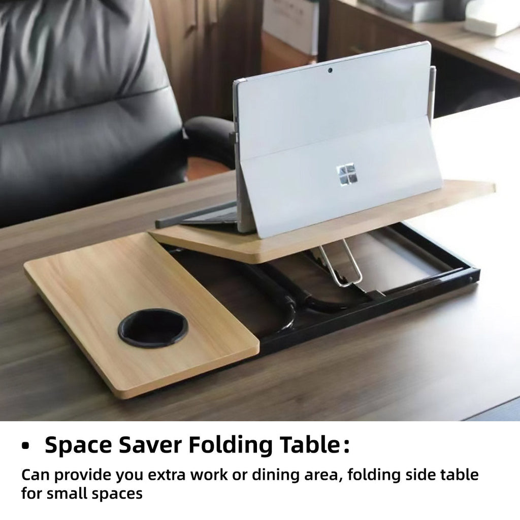 Adjustable Folding Lap Table with 5 Height Settings