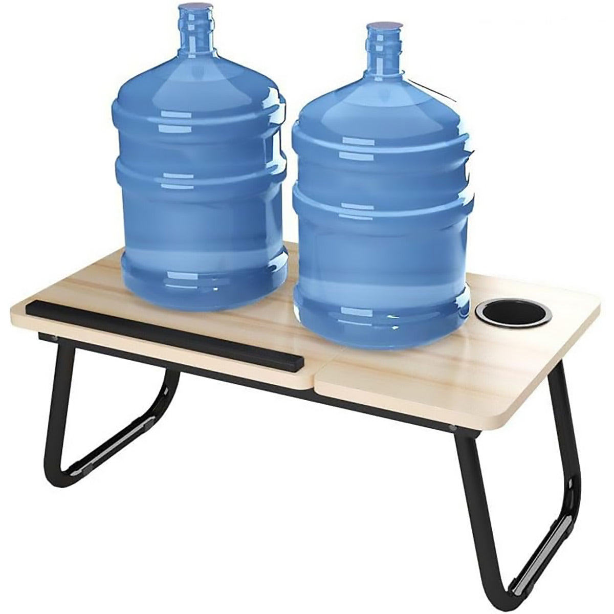 Adjustable Folding Lap Table with 5 Height Settings