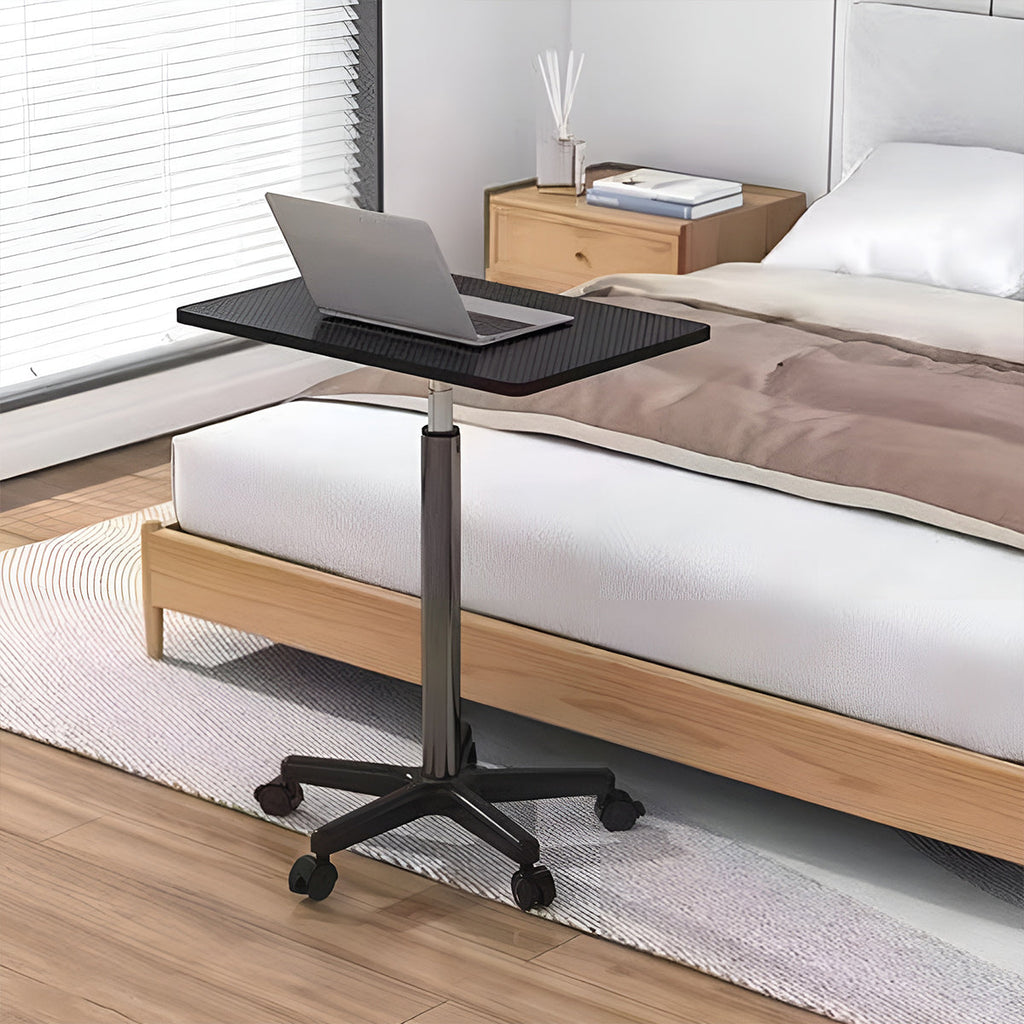 Gas-Lift Sit-Stand Table Featuring Star Legs