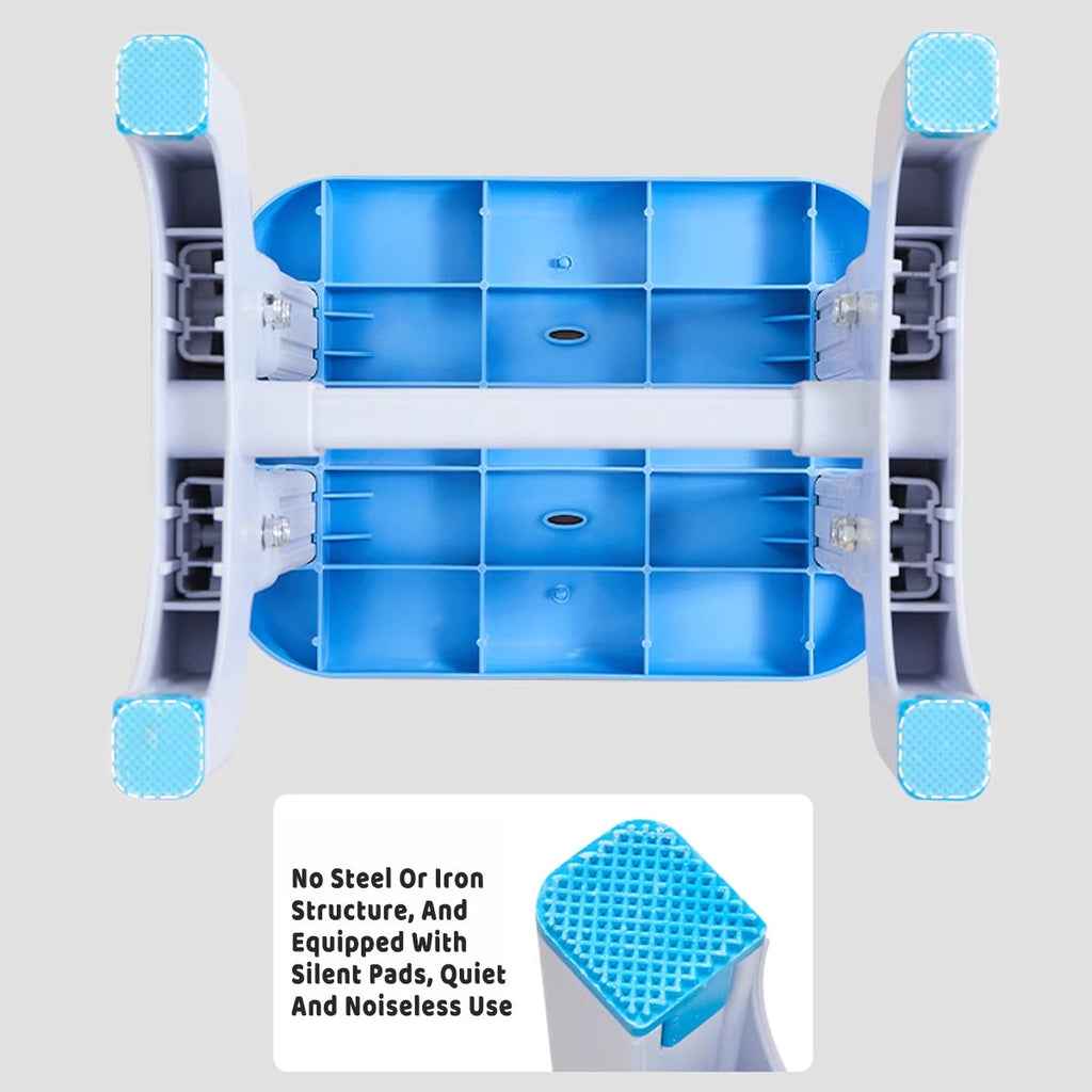 Stackable PP Square Stool with Non-Slip Pads