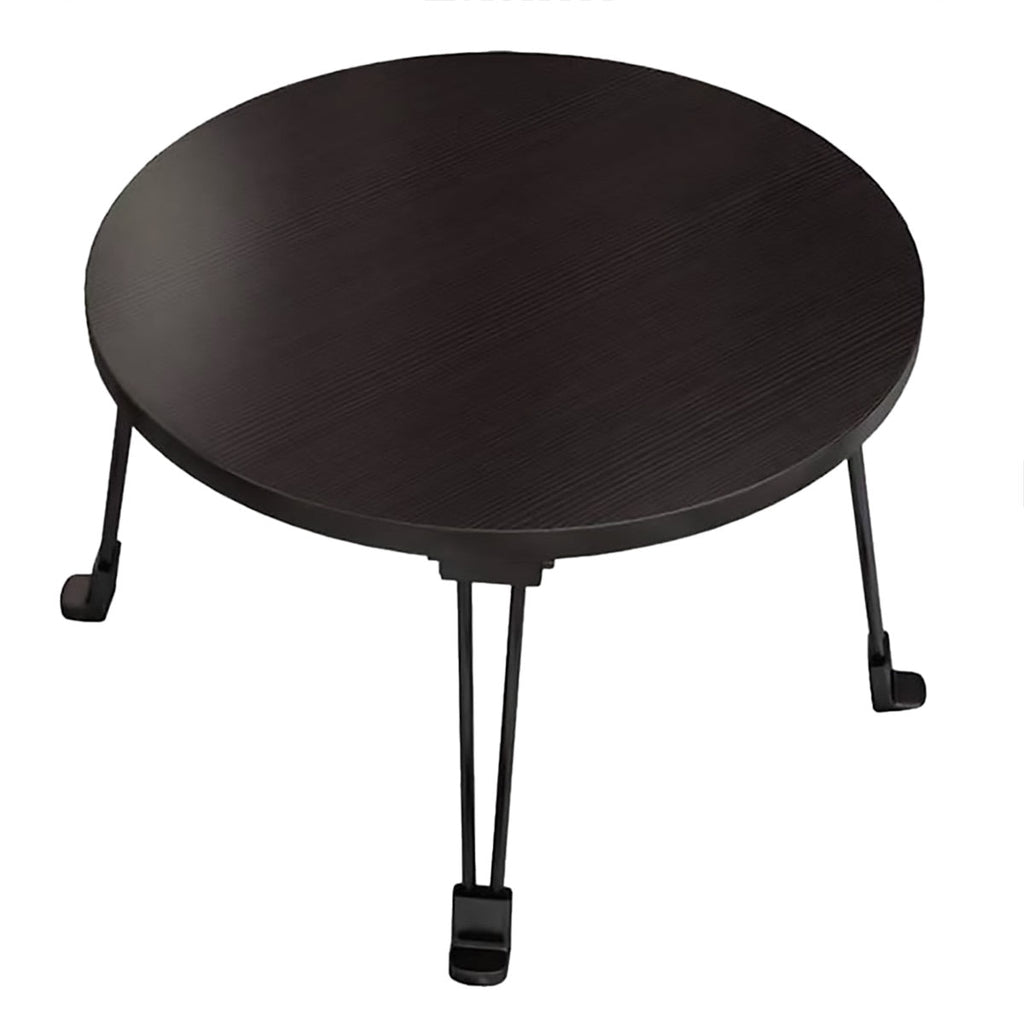 Round Foldable MDF Table with Lockable Legs