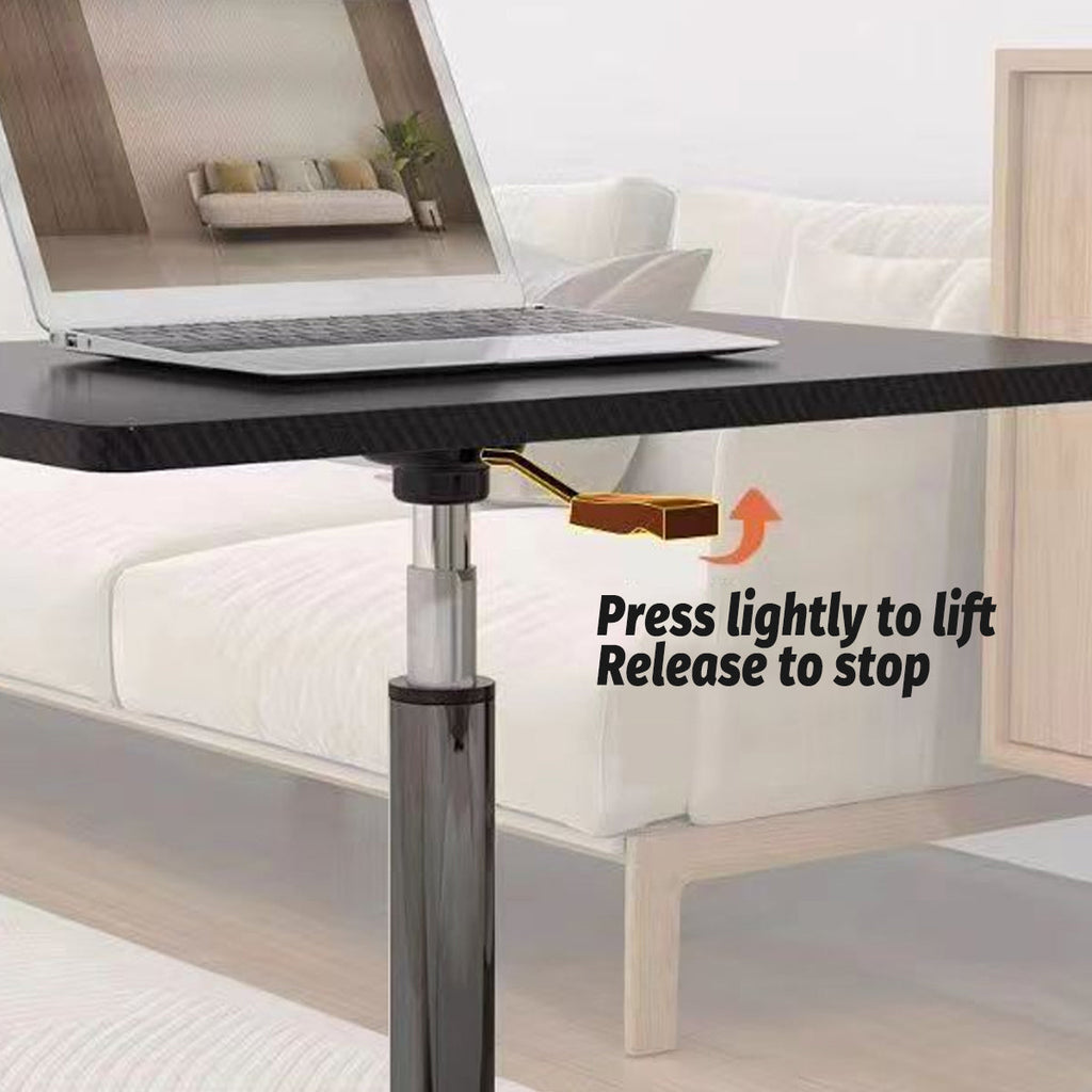 Gas-Lift Sit-Stand Table Featuring Star Legs