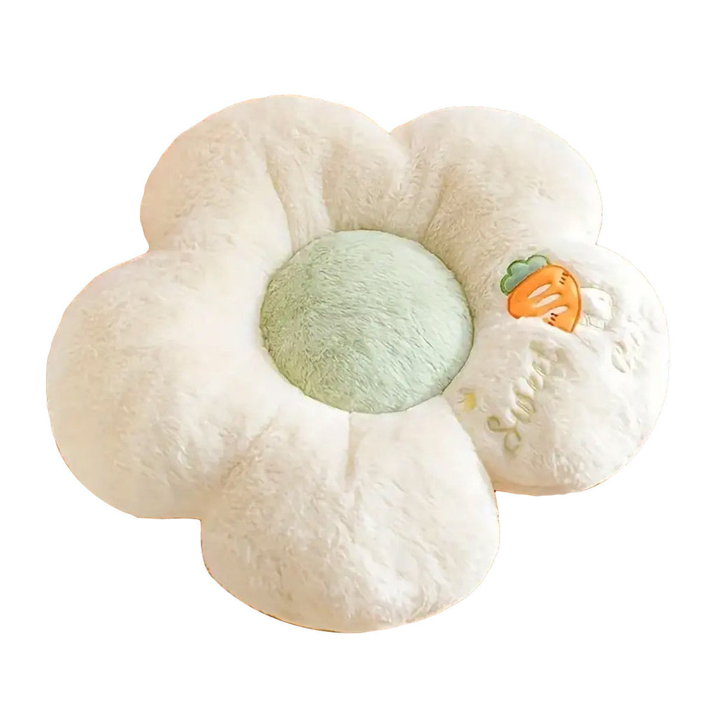 Thick Padded Sunflower Plush Floor Cushion