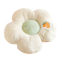 Thick Padded Sunflower Plush Floor Cushion