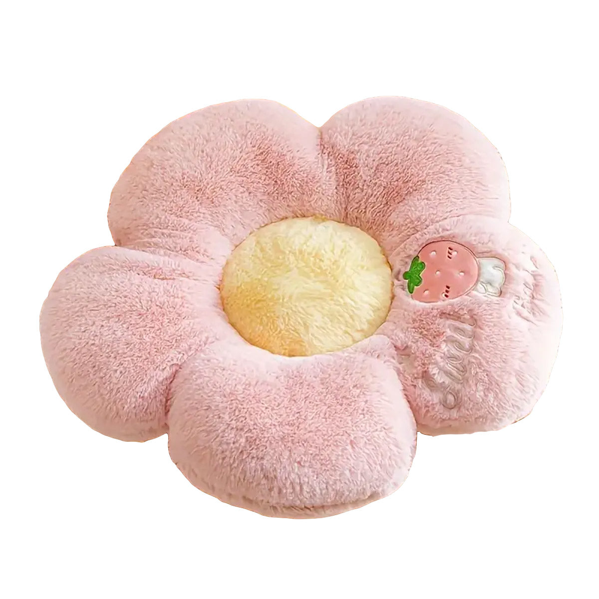 Thick Padded Sunflower Plush Floor Cushion