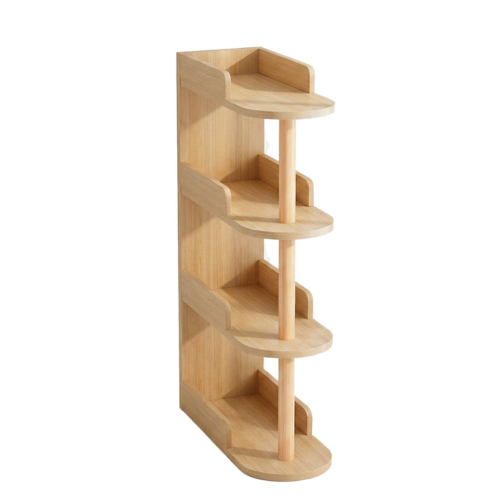Space-Saving 4-Tier Slim Storage Shelf