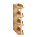 Space-Saving 4-Tier Slim Storage Shelf