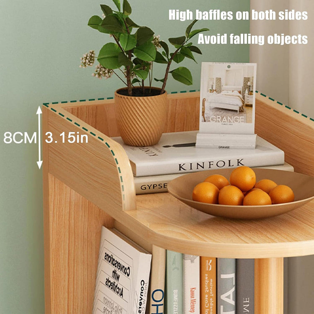 Space-Saving 4-Tier Slim Storage Shelf