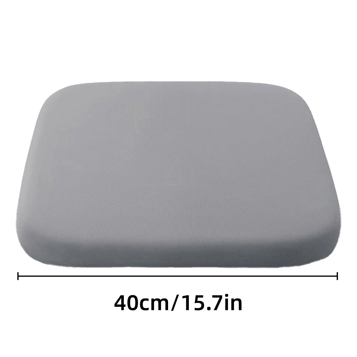 Memory Foam Seat Pad with Soft Milk Silk Cover