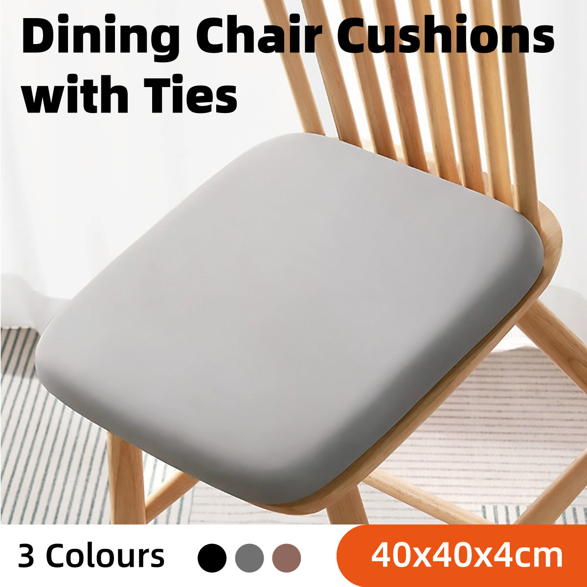 Memory Foam Seat Pad with Soft Milk Silk Cover
