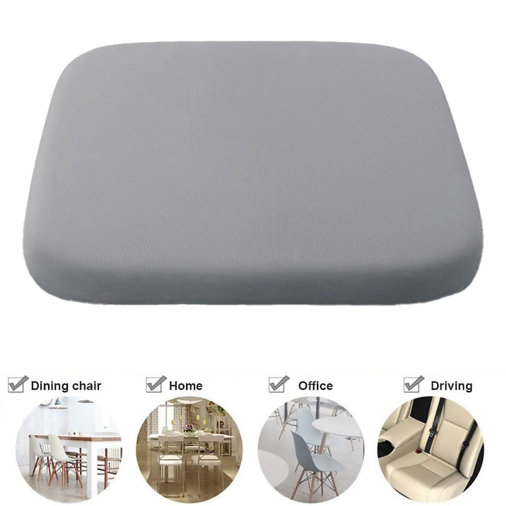 Memory Foam Seat Pad with Soft Milk Silk Cover