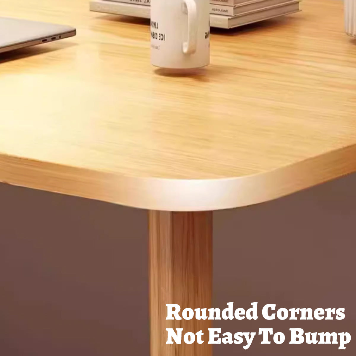 120cm Rectangular Writing Desk in White or Khaki
