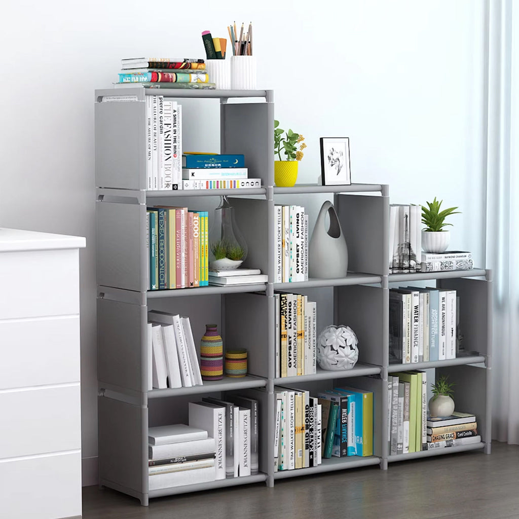 Steel Frame Modular Cube Bookcase