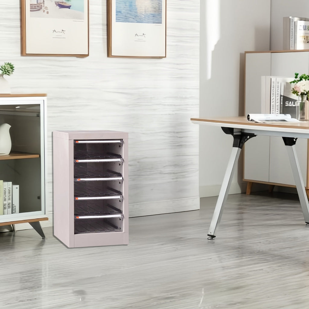 A4 Storage Tower with 5 or 12 Clear-Front Drawers