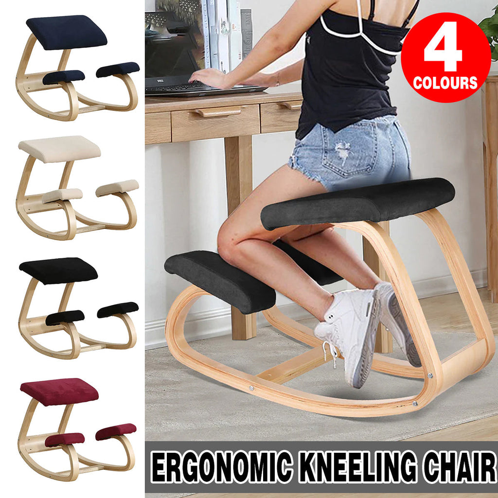 Posture Kneeling Stool Featuring a Rocking Base