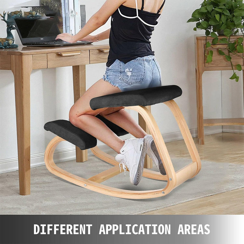 Posture Kneeling Stool Featuring a Rocking Base