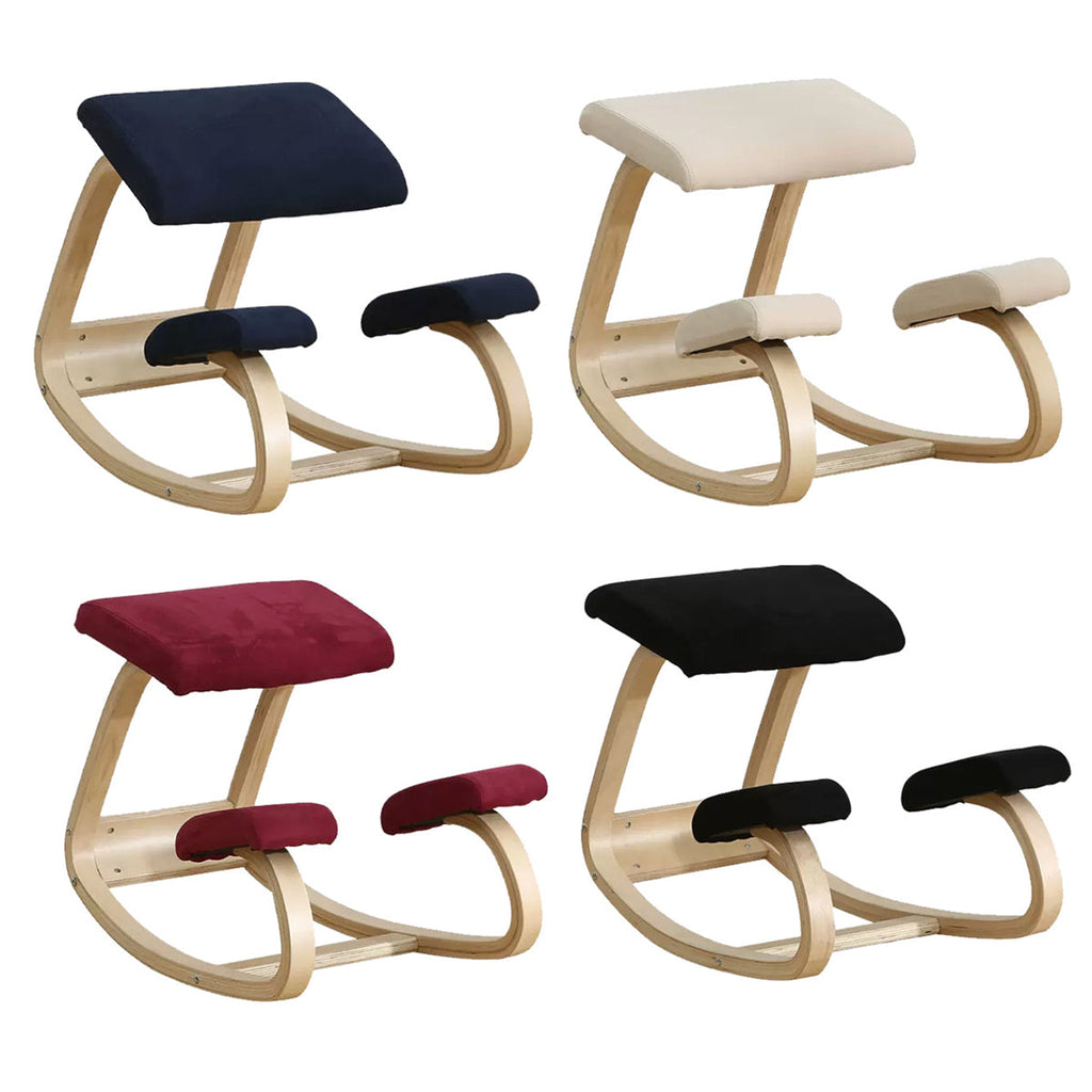 Posture Kneeling Stool Featuring a Rocking Base