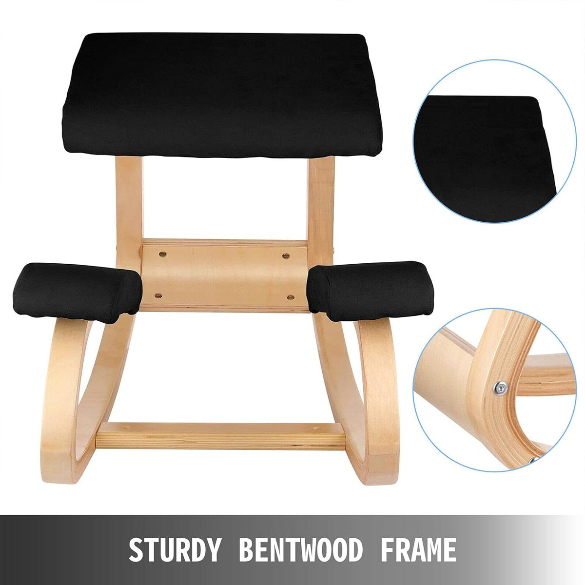 Posture Kneeling Stool Featuring a Rocking Base