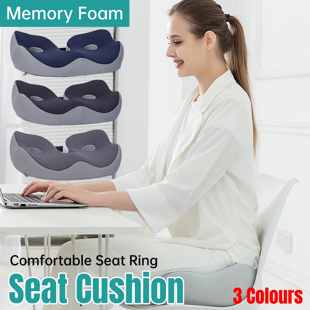 U-Hollow Ventilated Memory Foam Seat Cushion