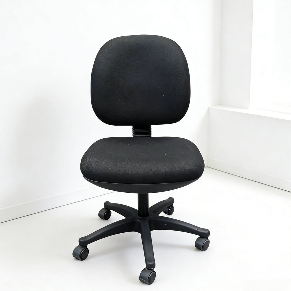 High-Back Fabric Office Task Chair with 5-Wheel Base