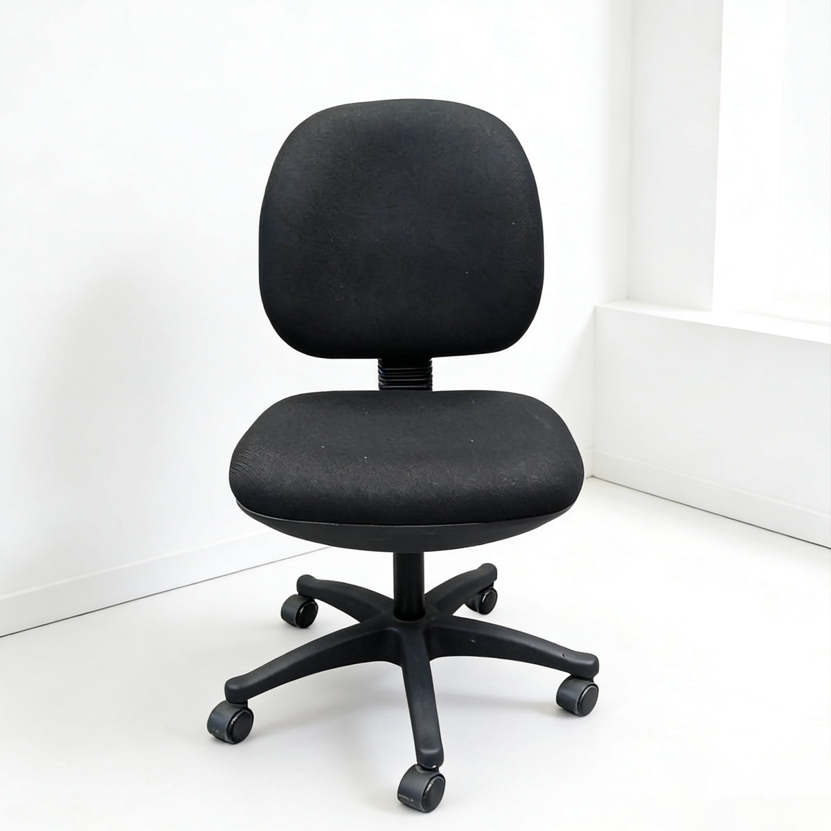 High-Back Fabric Office Task Chair with 5-Wheel Base