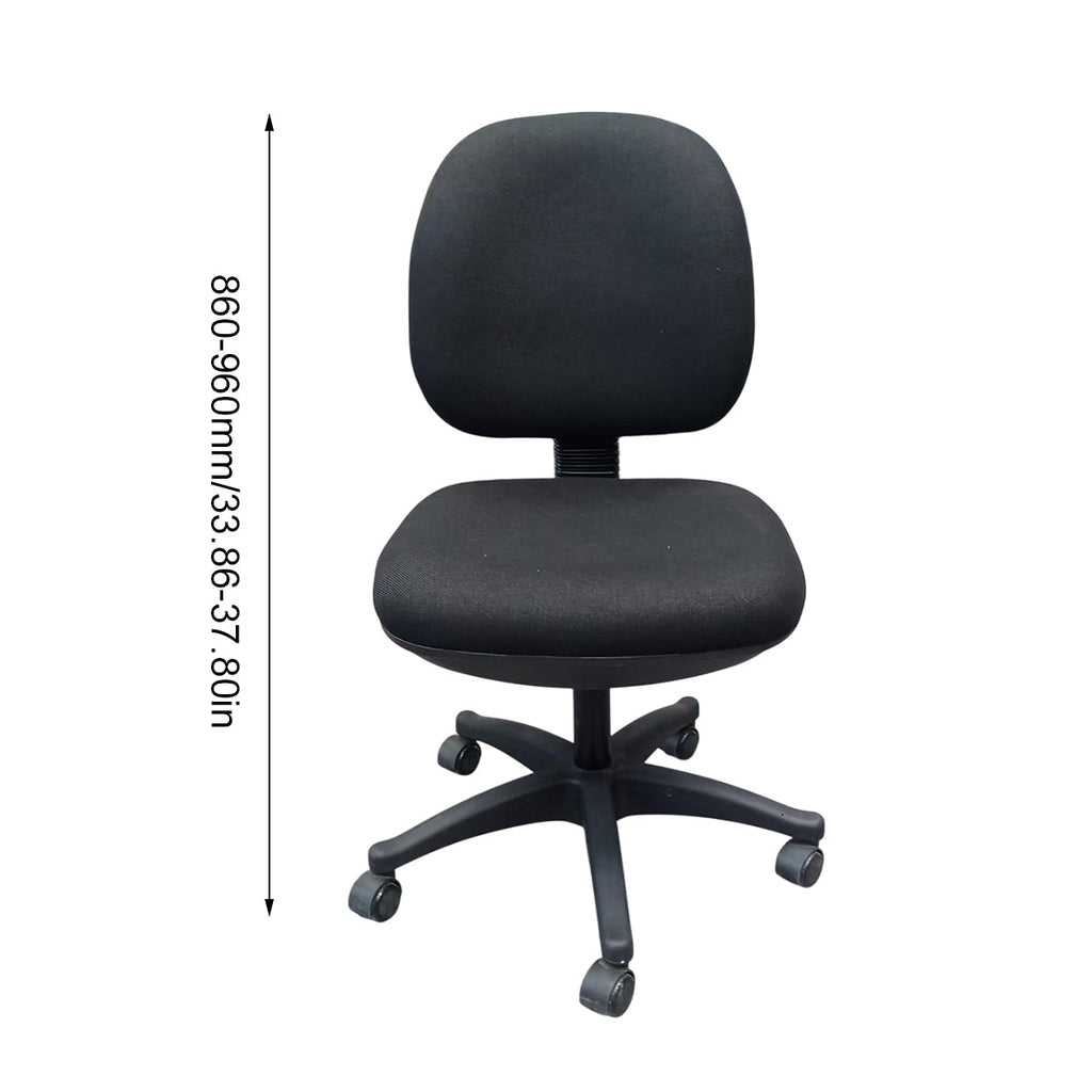 High-Back Fabric Office Task Chair with 5-Wheel Base