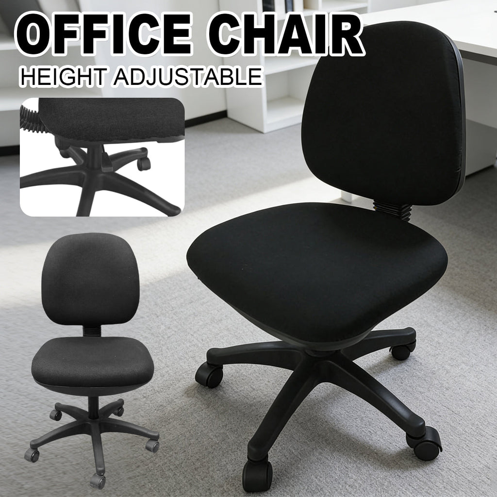 High-Back Fabric Office Task Chair with 5-Wheel Base