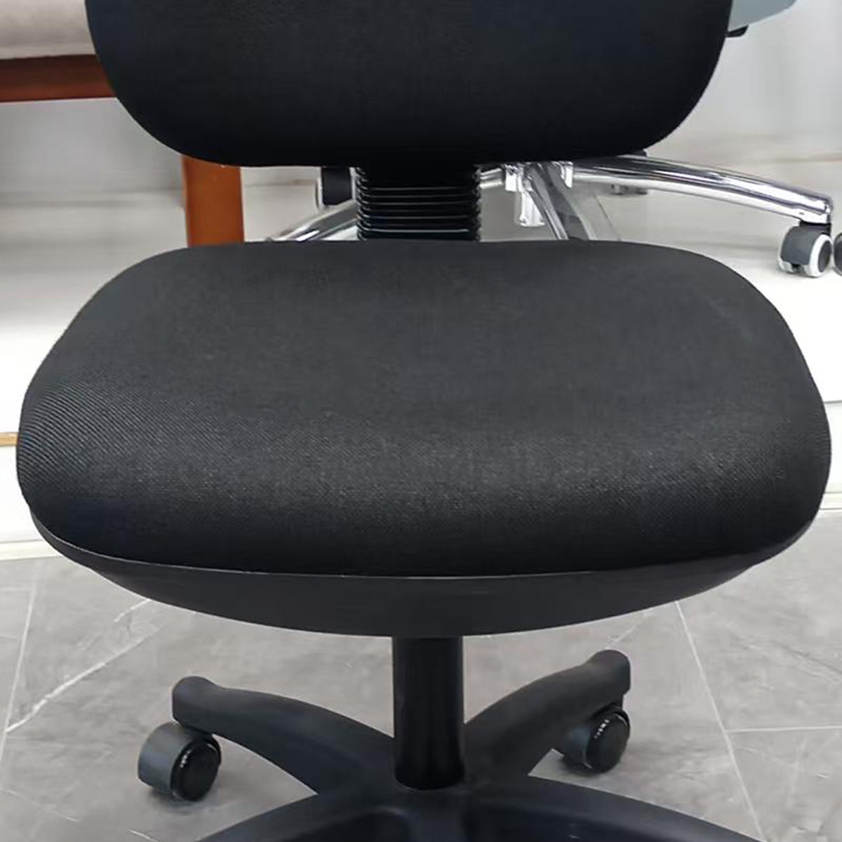 High-Back Fabric Office Task Chair with 5-Wheel Base
