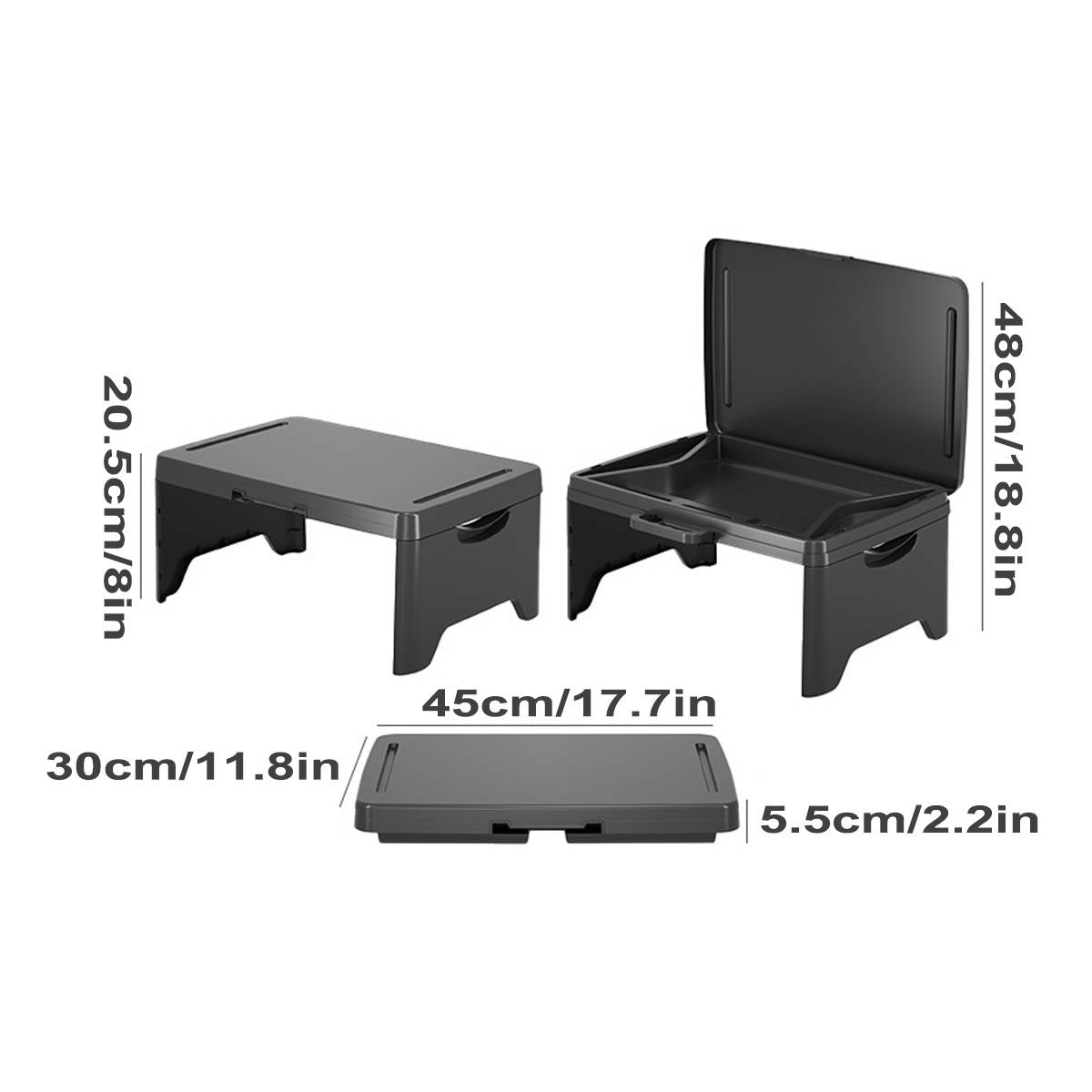 Lightweight Plastic Folding Lap Tray