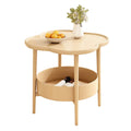 Two-Tier Clover-Shaped Side Table