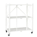 Ready-to-Use Foldable Kitchen Trolley on Wheels